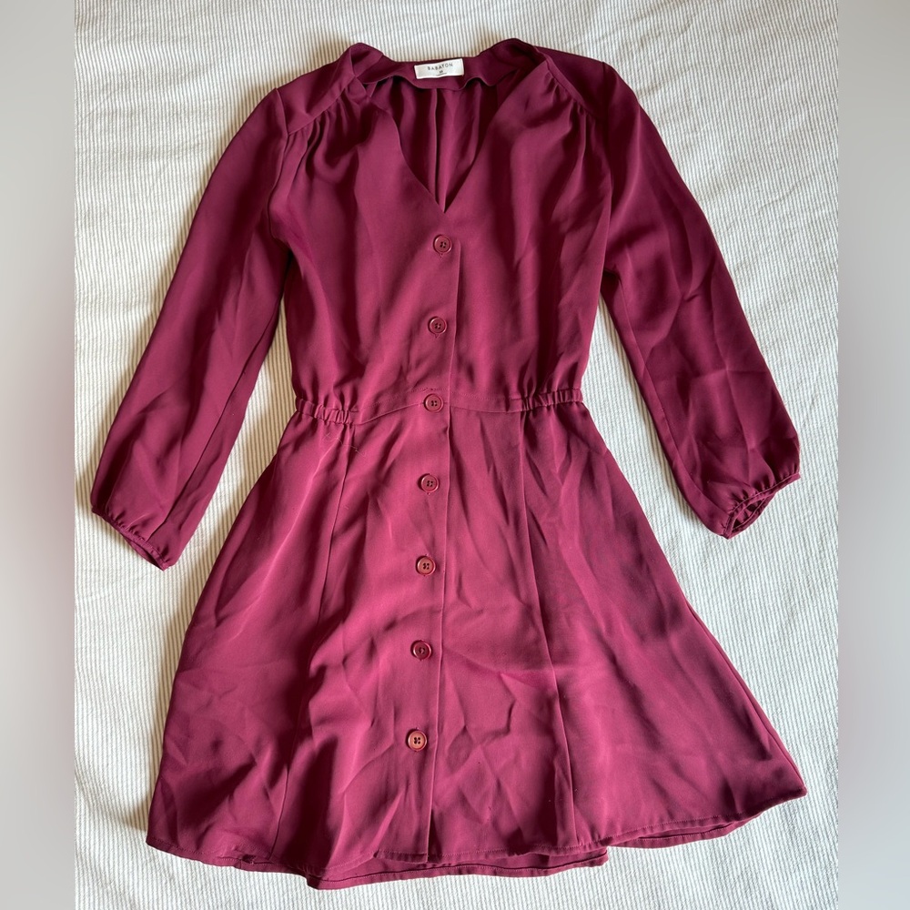 Babaton Long Sleeve Mini Dress
